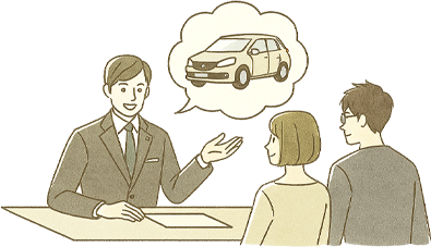 新車のような仕上がりのイメージイラスト
